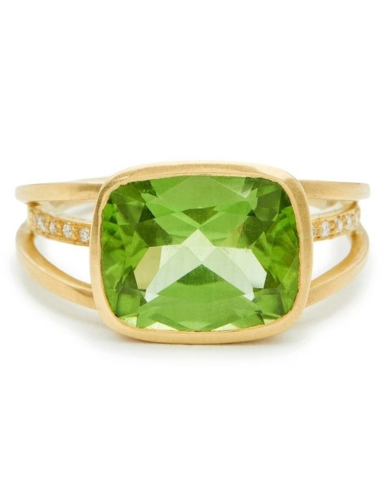 Green Diamond Engagement Ring | Wedding Ring With Green Stone