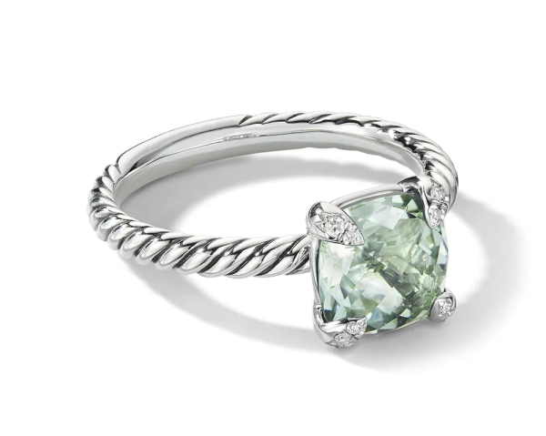 Green Diamond Engagement Ring | Wedding Ring With Green Stone