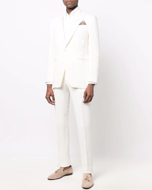 White Wedding Suits for Man | Top of the Best White Wedding Suits for Groom | Blazers and Trousers