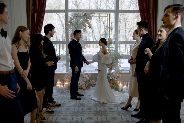 Wedding with Minimalistic Decor | Mon Cheri Creative Showcase