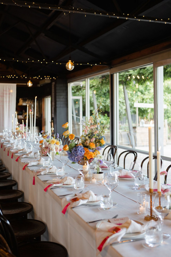 A Burst of Color: A Vibrant 90's Inspired Wedding