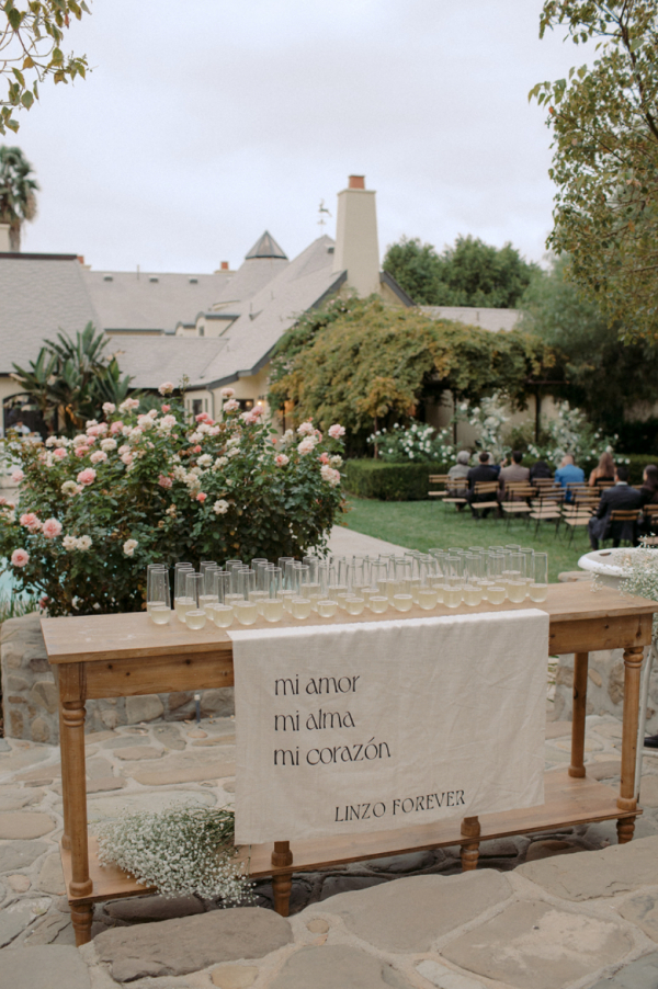 European-Style Wedding at Private Residence | Photo| Backyard Wedding of Lindsay and Gonzolo