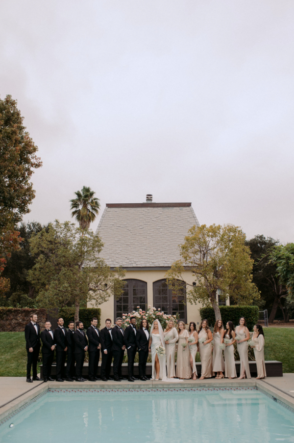 European-Style Wedding at Private Residence | Photo| Backyard Wedding of Lindsay and Gonzolo