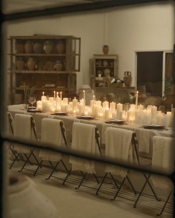 Centerpieces | Wedding Tablescape Decor With Candles
