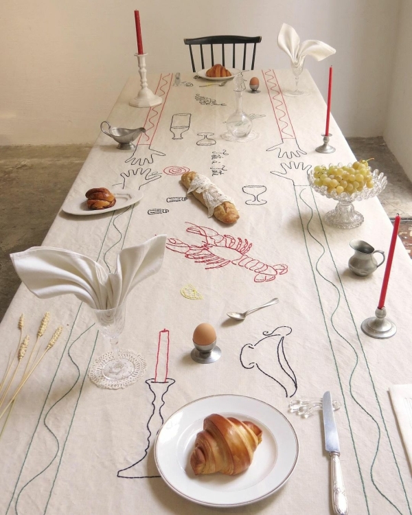 7 Brands for Unique Wedding Table Linen