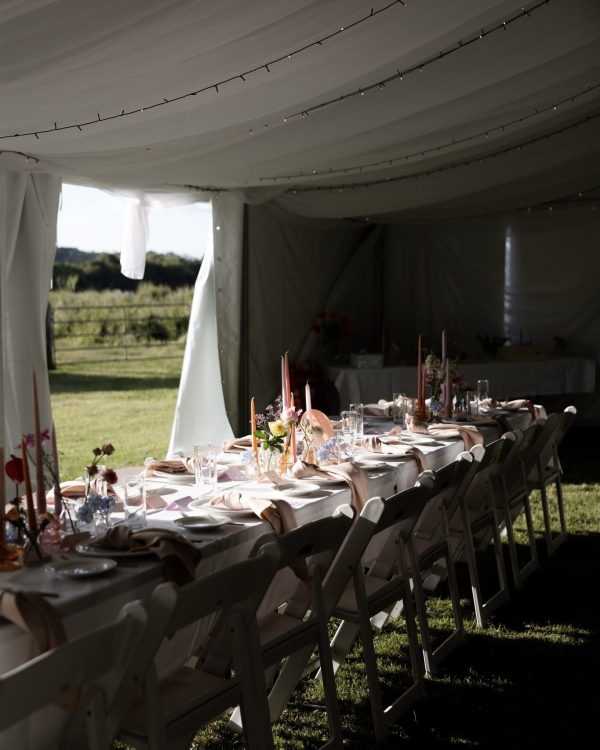 Beautiful Garden Wedding | Wedding Tent, Flower Cake and Eternal Love