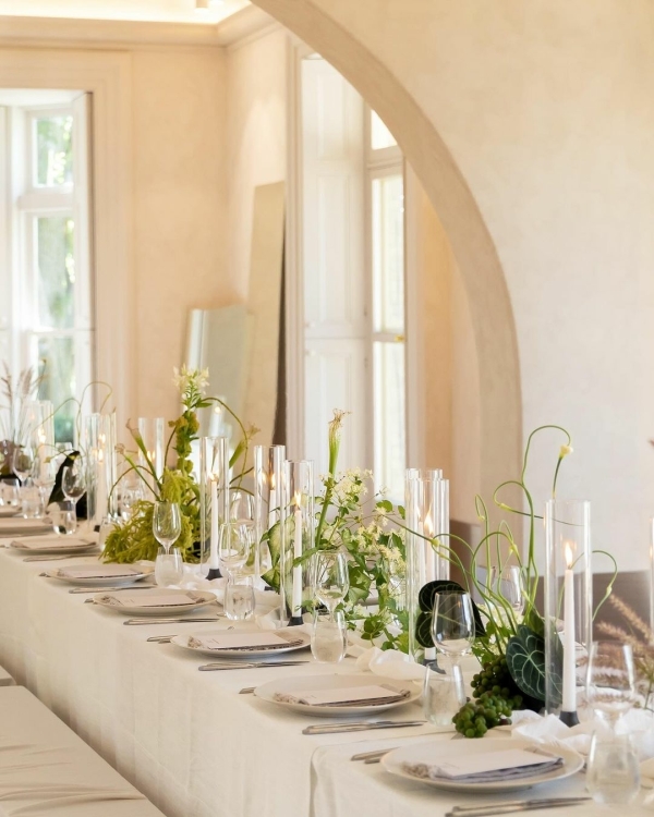 Green Wedding Decor Ideas | Green Centerpieces Wedding Inspiration