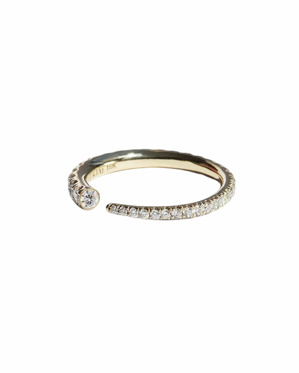 Open Wedding Band | Trendy Open Engagement Ring Selection
