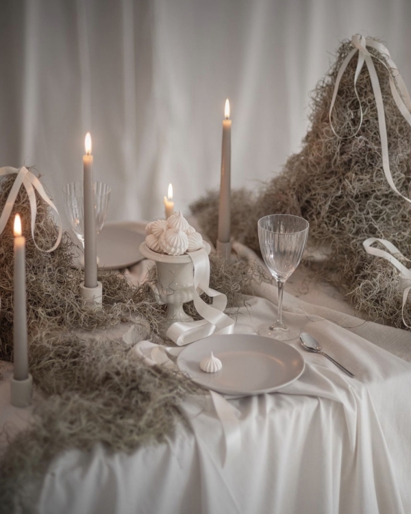 Centerpieces | Wedding Tablescape Decor With Candles