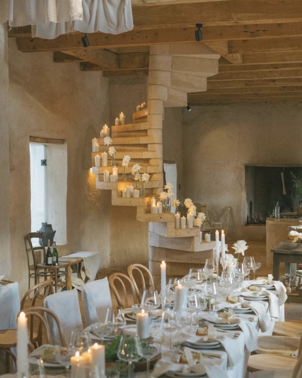 Centerpieces | Wedding Tablescape Decor With Candles