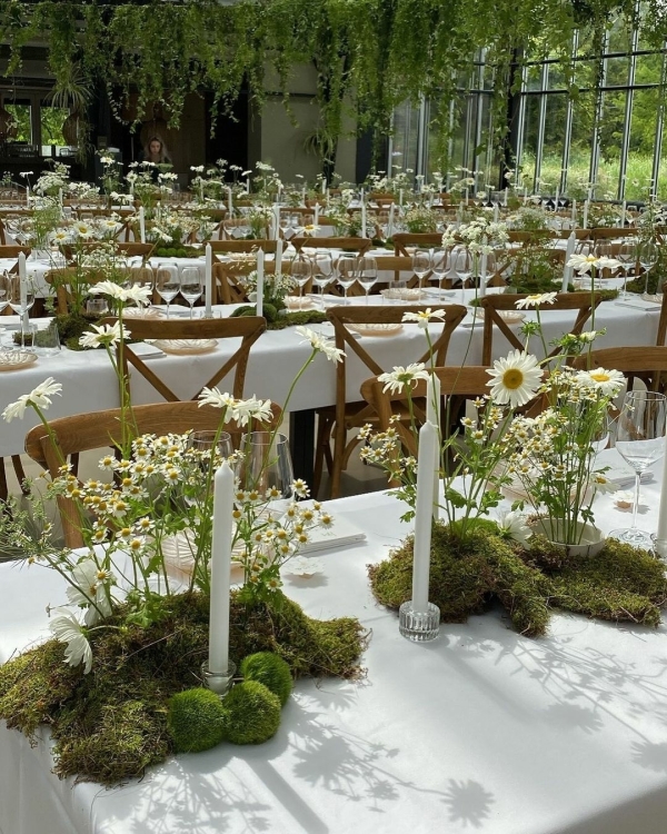 Green Wedding Decor Ideas | Green Centerpieces Wedding Inspiration