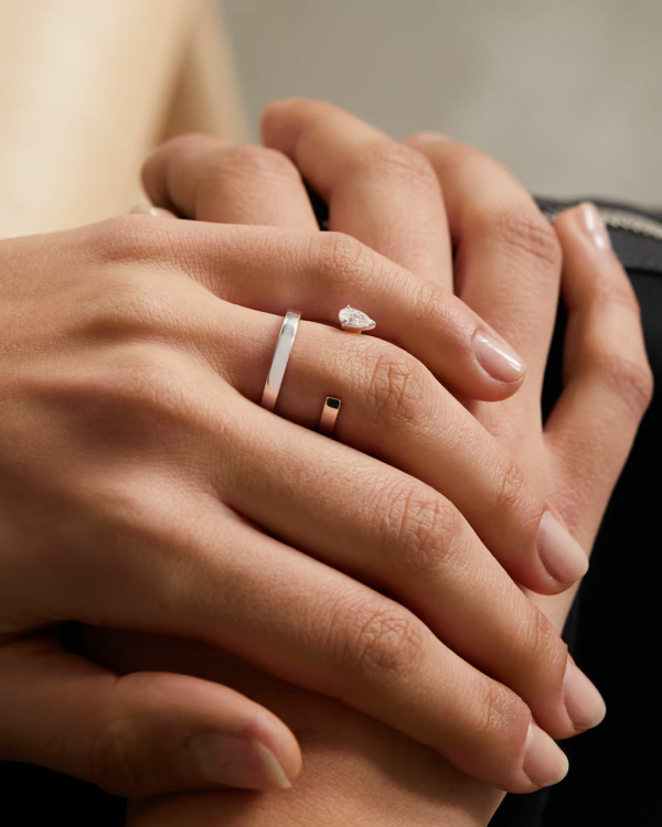 Open Wedding Band | Trendy Open Engagement Ring Selection