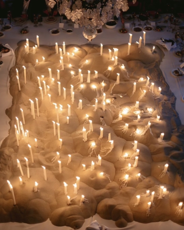 Centerpieces | Wedding Tablescape Decor With Candles