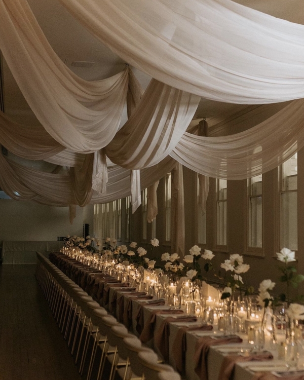 Centerpieces | Wedding Tablescape Decor With Candles