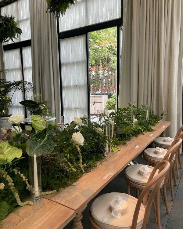 Green Wedding Decor Ideas | Green Centerpieces Wedding Inspiration