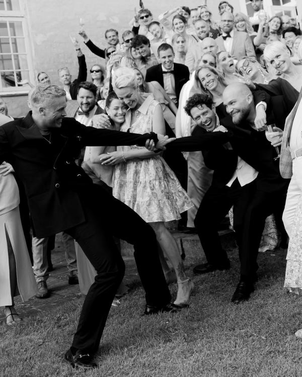 An Elegant Danish Castle Wedding with Modern Art Installations