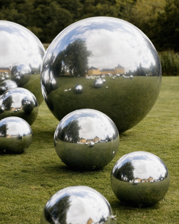 An Elegant Danish Castle Wedding with Modern Art Installations