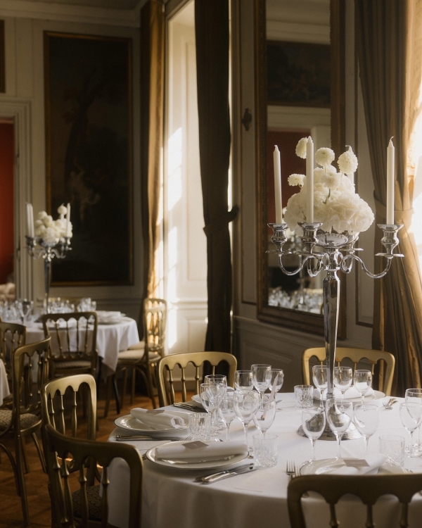 An Elegant Danish Castle Wedding with Modern Art Installations