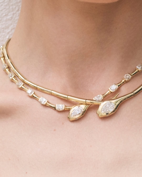 Fine Jewelry Trend: Sculptural Choker Necklaces