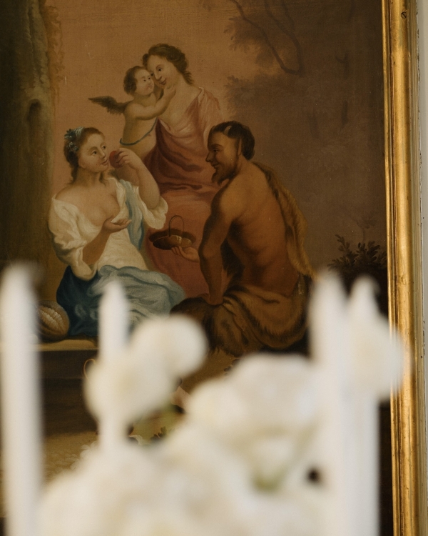 An Elegant Danish Castle Wedding with Modern Art Installations