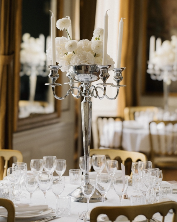 An Elegant Danish Castle Wedding with Modern Art Installations