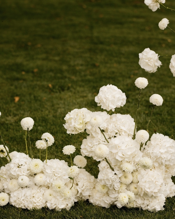 An Elegant Danish Castle Wedding with Modern Art Installations