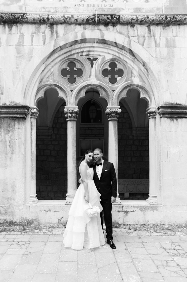 Wedding Venues in Dubrovnik | Photos | Elegant Minimalism Wedding Idea | European Wedding of Monika & Toni