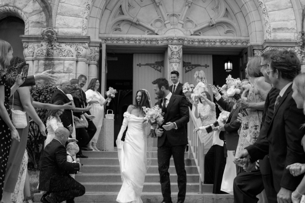 Real Wedding with Laconic Decor in Iowa