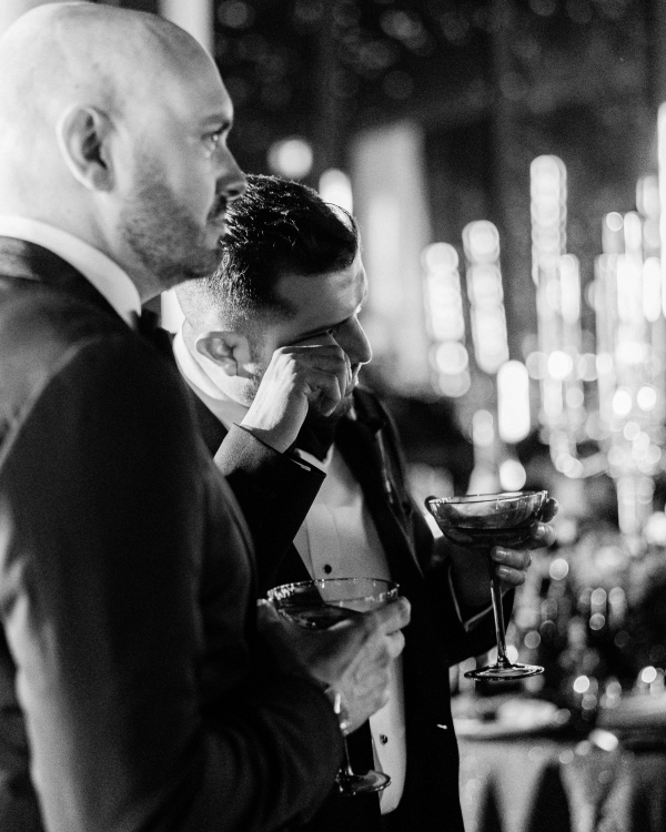 Dark and Moody Celebration in Dallas, Texas | Interview with Grooms: Dating, Engagement, and Wedding Preparation