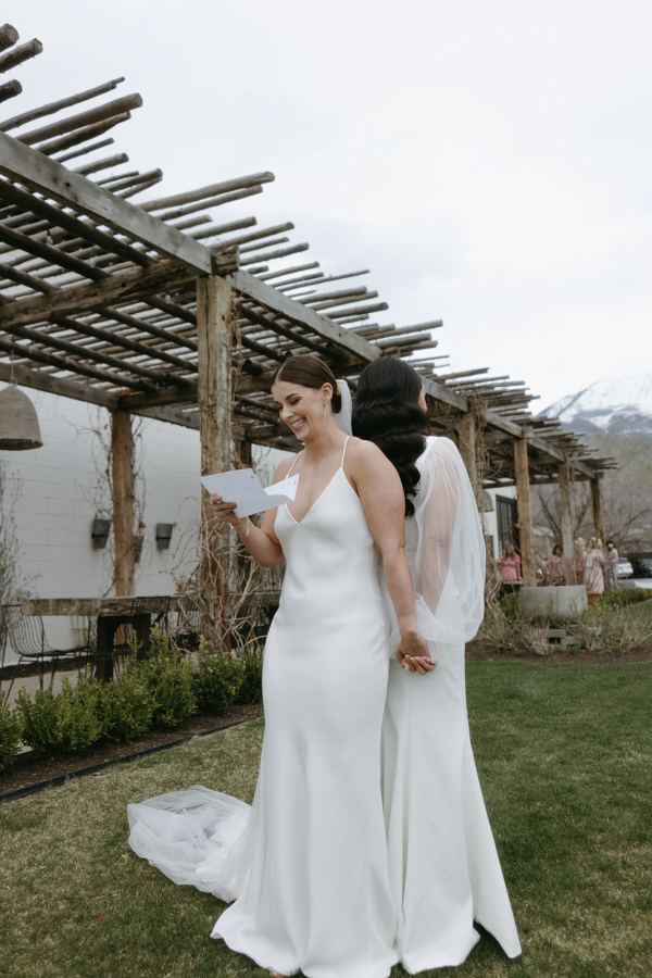 Elevated Garden Party Wedding in Picturesque Utah | Interview with Brides: Exploring Dating, Engagement, and Wedding Preparation
