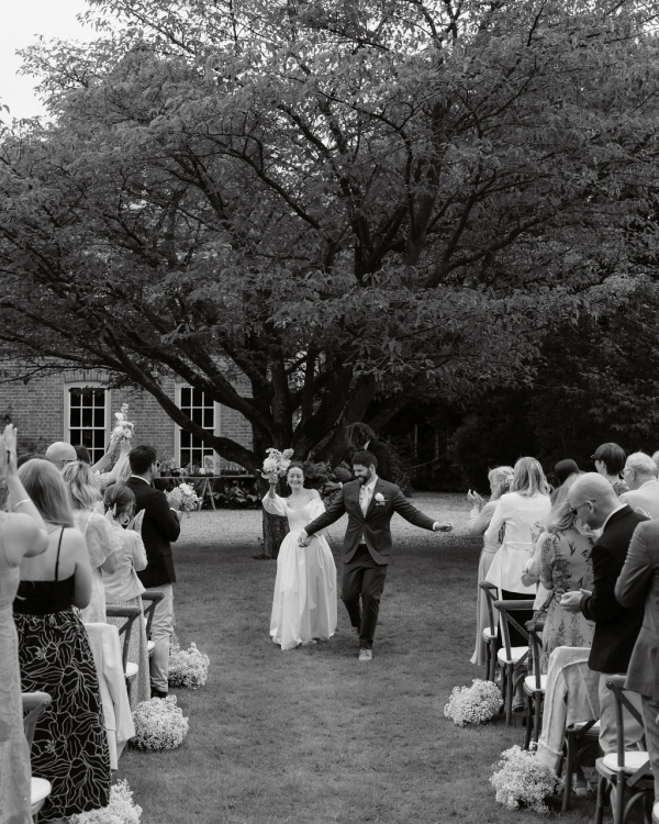 A Charming Garden Wedding in the English Countryside