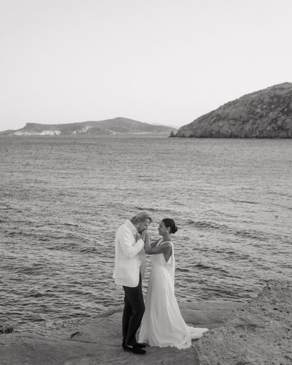 Intimate Island Wedding in Sifnos, Greece | Real Wedding: Kristina & Max