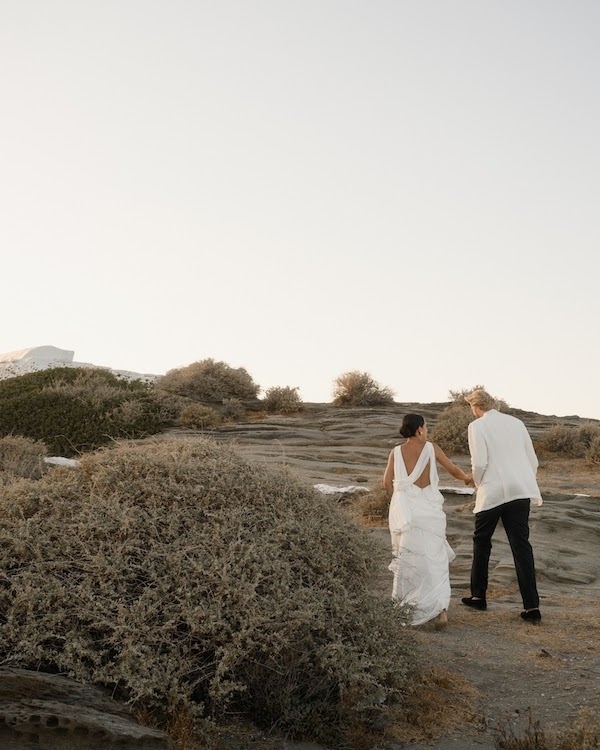 Intimate Island Wedding in Sifnos, Greece | Real Wedding: Kristina & Max