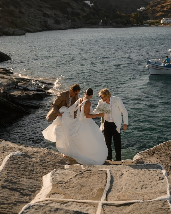 Intimate Island Wedding in Sifnos, Greece | Real Wedding: Kristina & Max