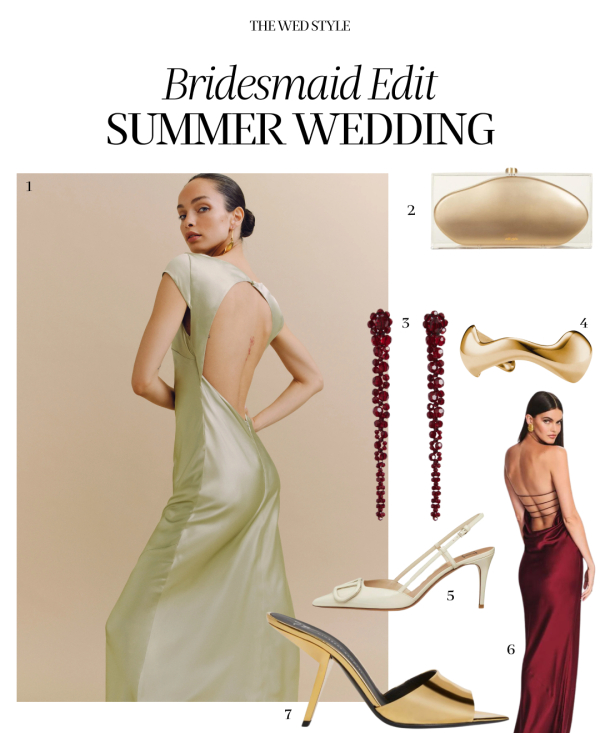 THE WED Style: Bridesmaids Looks for a Summer Wedding | Trendy Bridesmaids Outfits