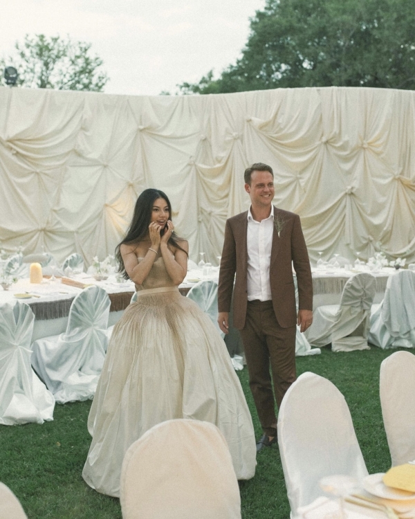 A Soulful African Destination Wedding in Zambia with Roaming Wildlife & a Luxury 1920s Steam Train