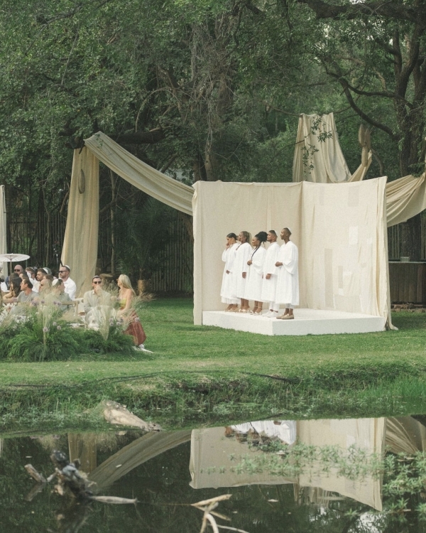 A Soulful African Destination Wedding in Zambia with Roaming Wildlife & a Luxury 1920s Steam Train