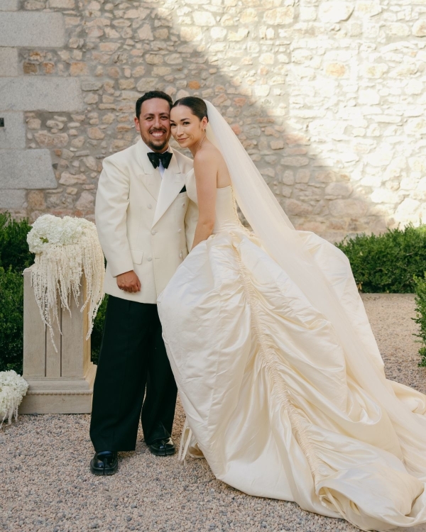 A Top Hollywood Costume Designer's Fairytale Wedding in a Spanish Monastery