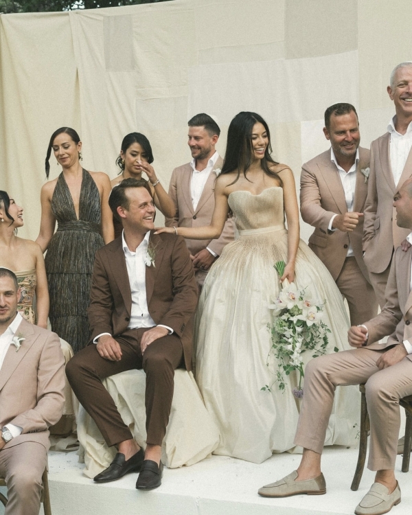 A Soulful African Destination Wedding in Zambia with Roaming Wildlife & a Luxury 1920s Steam Train