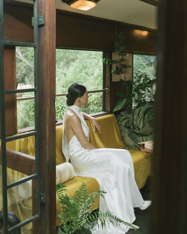 A Soulful African Destination Wedding in Zambia with Roaming Wildlife & a Luxury 1920s Steam Train