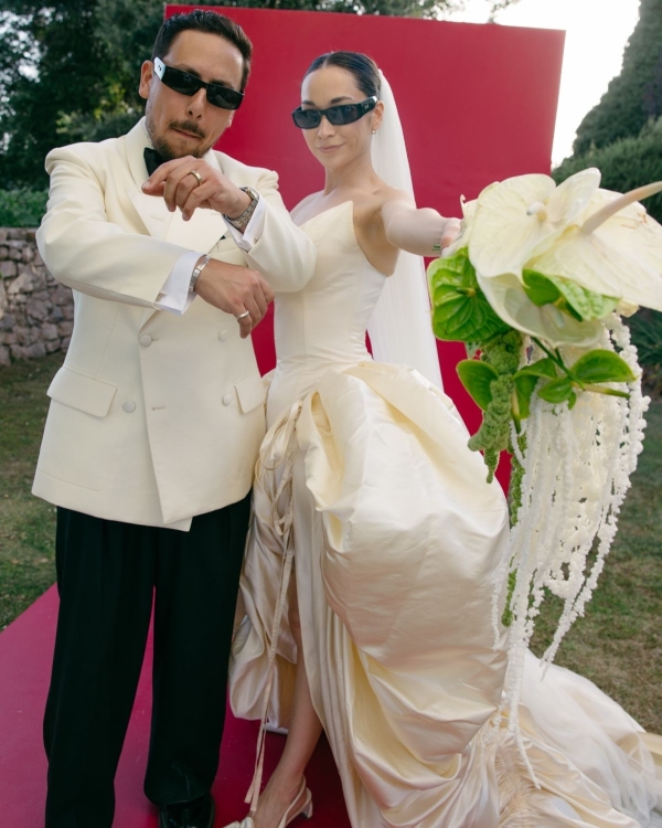 A Top Hollywood Costume Designer's Fairytale Wedding in a Spanish Monastery