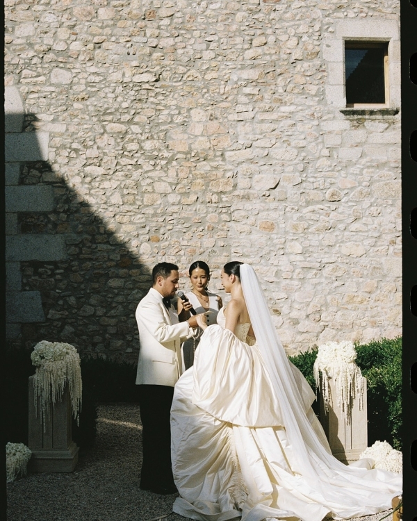 A Top Hollywood Costume Designer's Fairytale Wedding in a Spanish Monastery