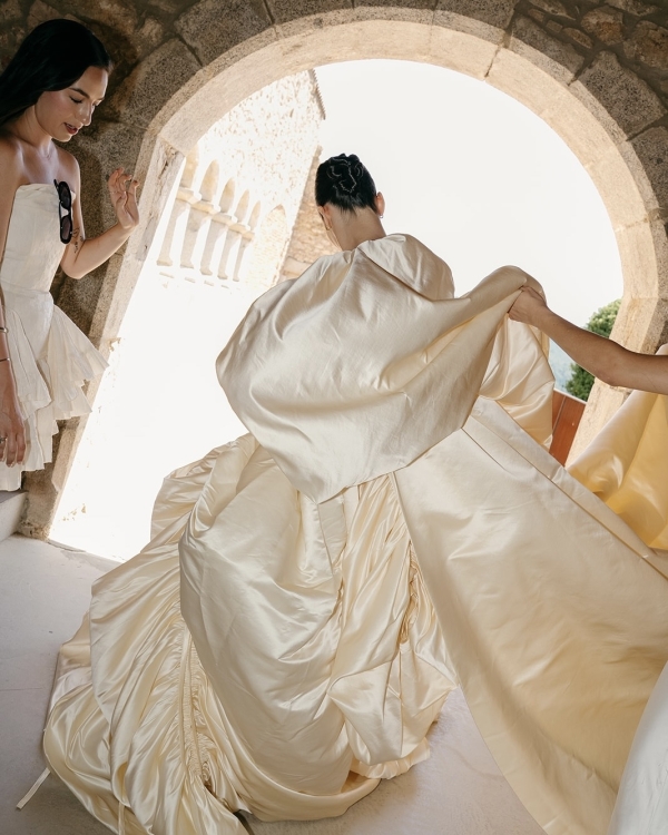 A Top Hollywood Costume Designer's Fairytale Wedding in a Spanish Monastery