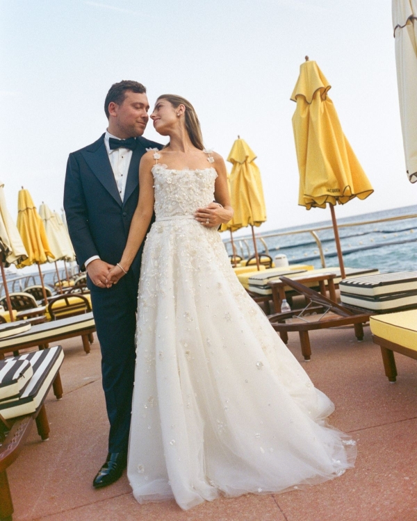Fashion Editor Charlotte Bickley’s Monte Carlo Wedding was Pure Riviera Glamour