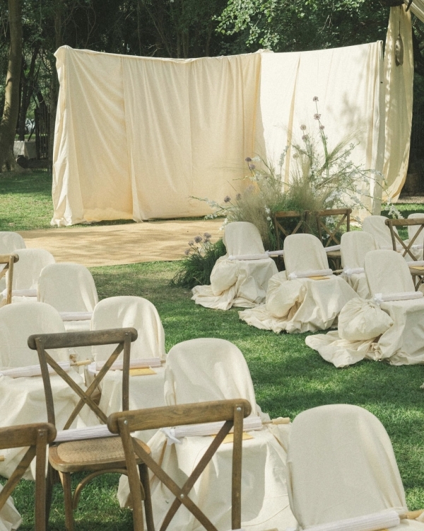 A Soulful African Destination Wedding in Zambia with Roaming Wildlife & a Luxury 1920s Steam Train