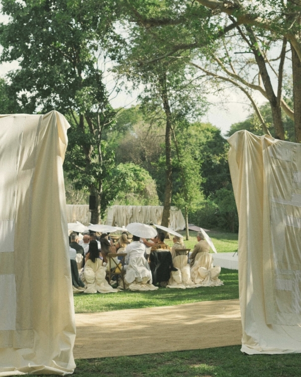 A Soulful African Destination Wedding in Zambia with Roaming Wildlife & a Luxury 1920s Steam Train