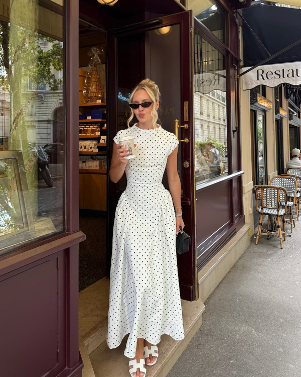 30 Stylish, Sophisticated, and So On-Trend Polka Dot Wedding Guest Dresses