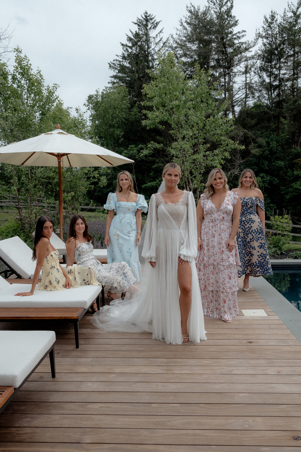 Real wedding in the Garden of a Private Property