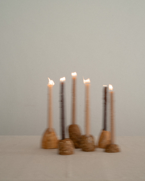 Stylish Tablescapes: Bread Candles, Flowers & Croissants