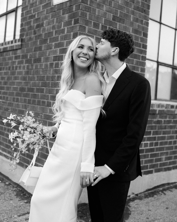 Toronto Intimate Wedding Ceremony | Alicia and Michael Floral Fantasy Wedding